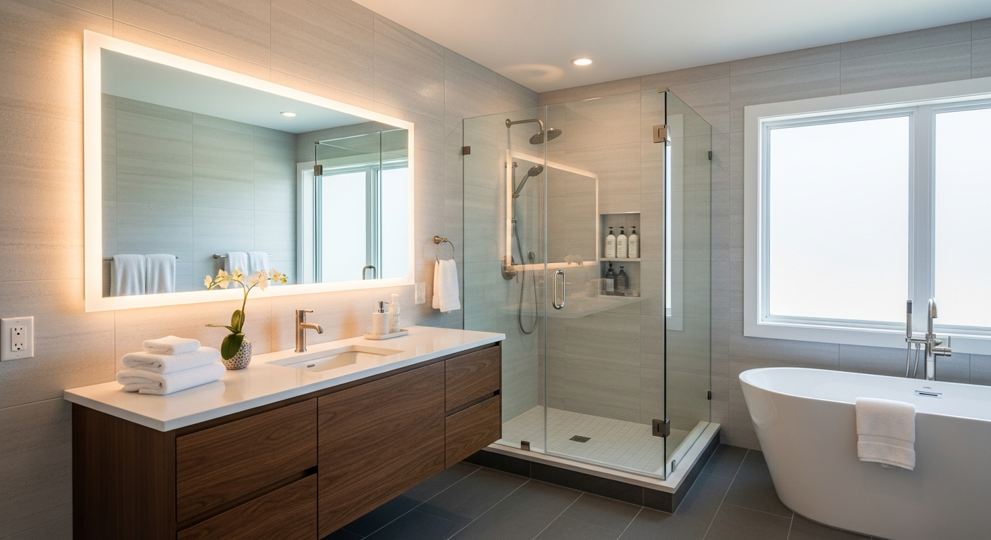 Middle image for Finding the Best Bellevue Bathroom Remodel Near Me