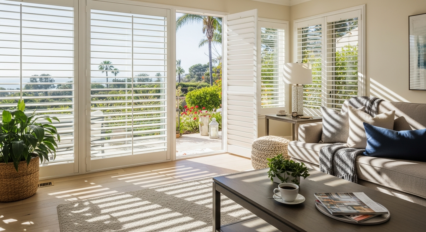 Why La Jolla Homeowners Love Custom Plantation Shutters
