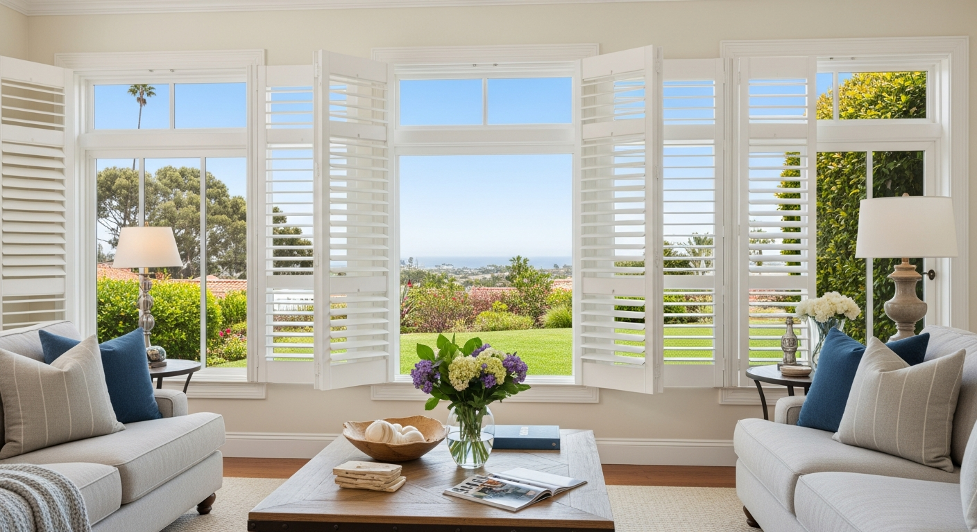 Middle image for Why La Jolla Homeowners Love Custom Plantation Shutters
