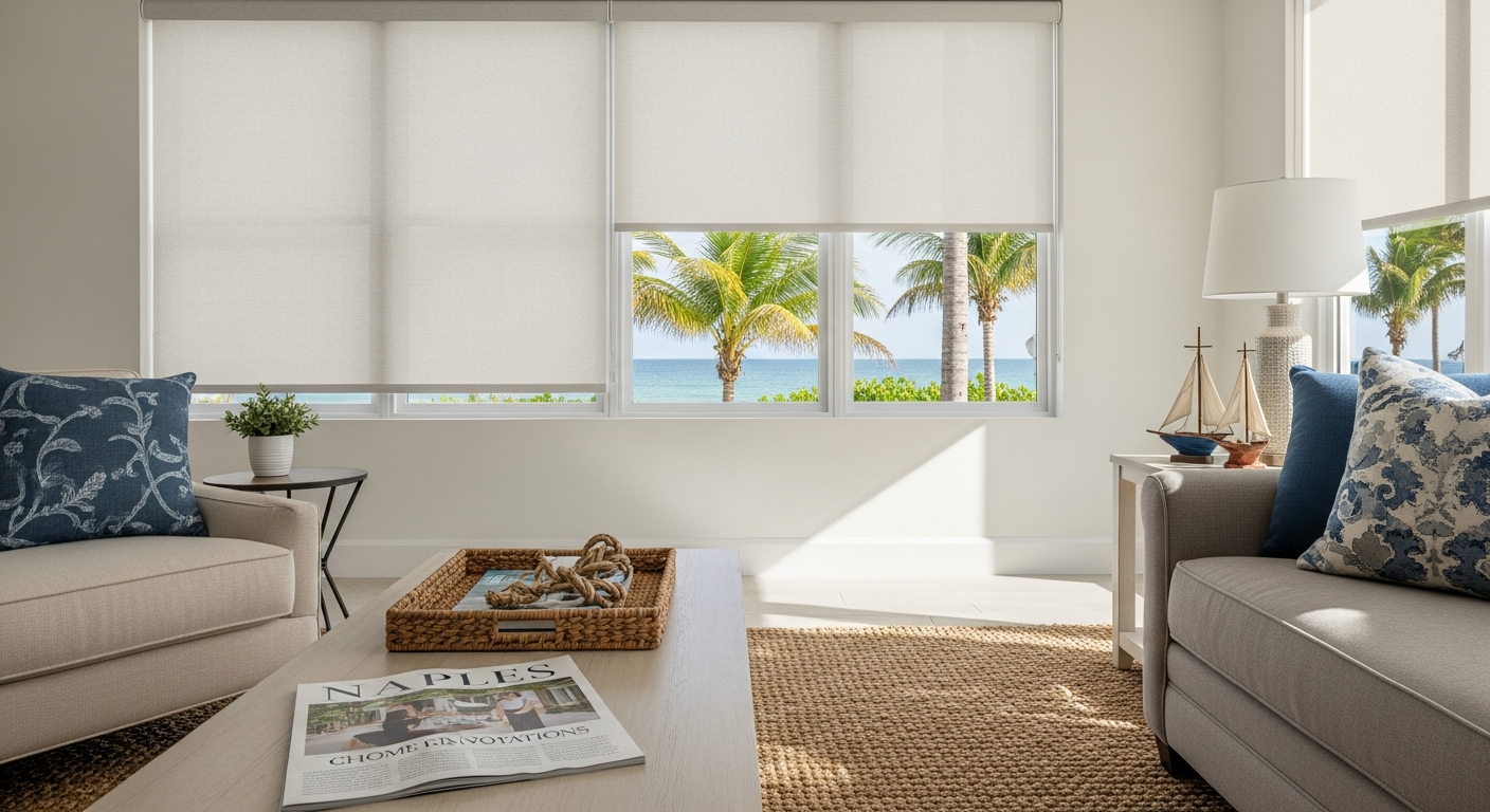 Why Choose Custom Roller Shades for Your Naples Residence