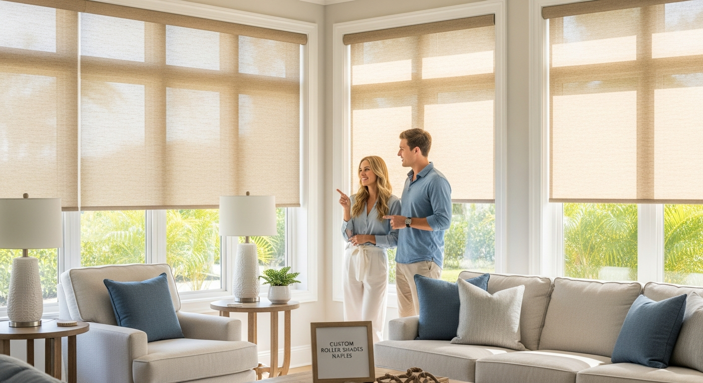 Middle image for Why Choose Custom Roller Shades for Your Naples Residence