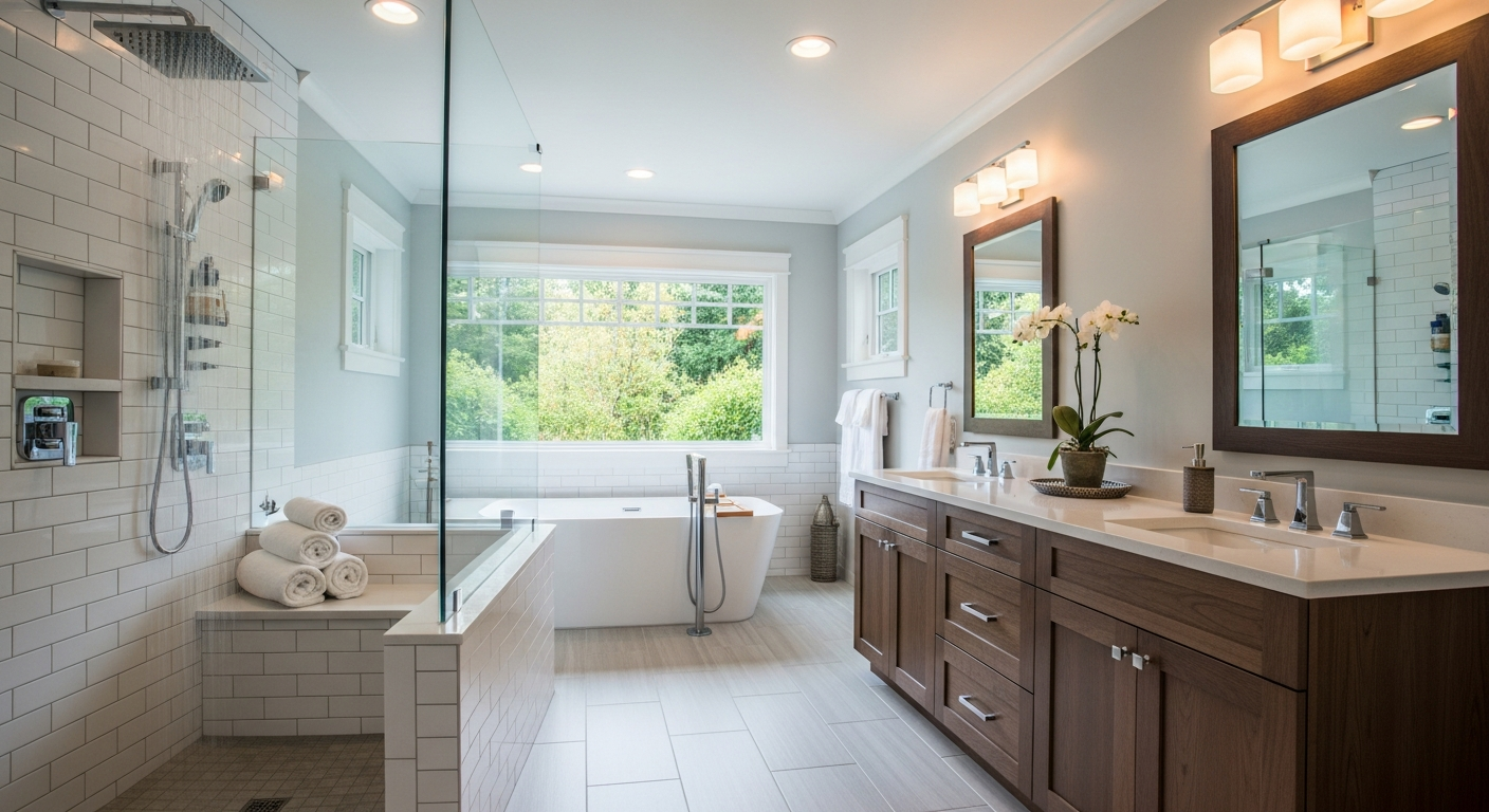 Middle image for Top Custom Bathroom Remodeling Trends in Redmond