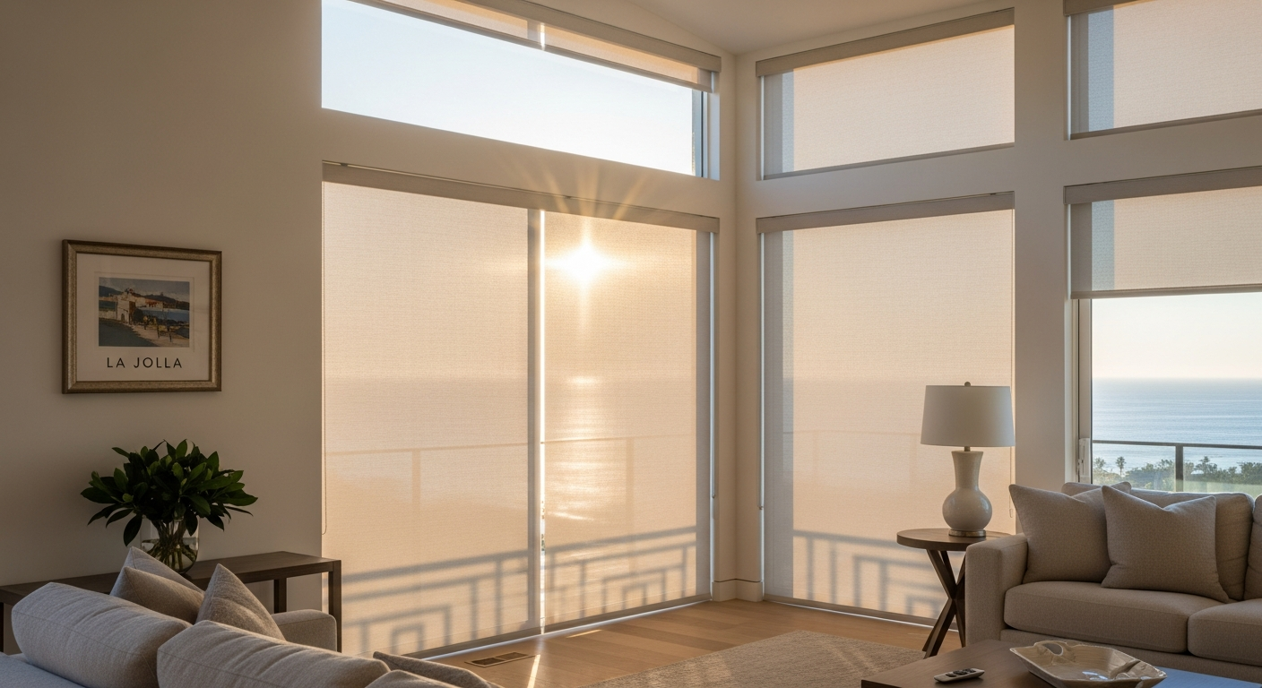 Middle image for Why La Jolla Homeowners Love Custom Motorized Shades