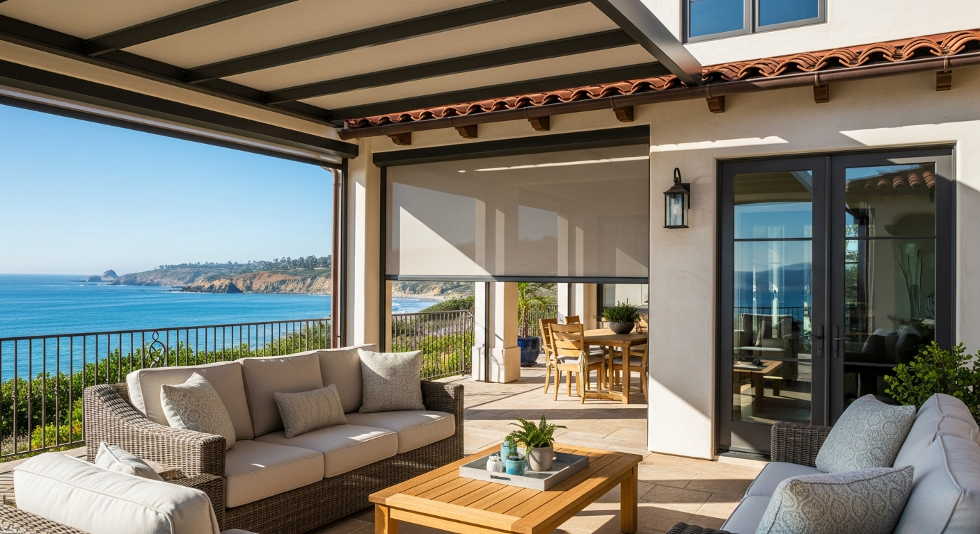 Middle image for Why La Jolla Homes Need Custom Exterior Patio Shades