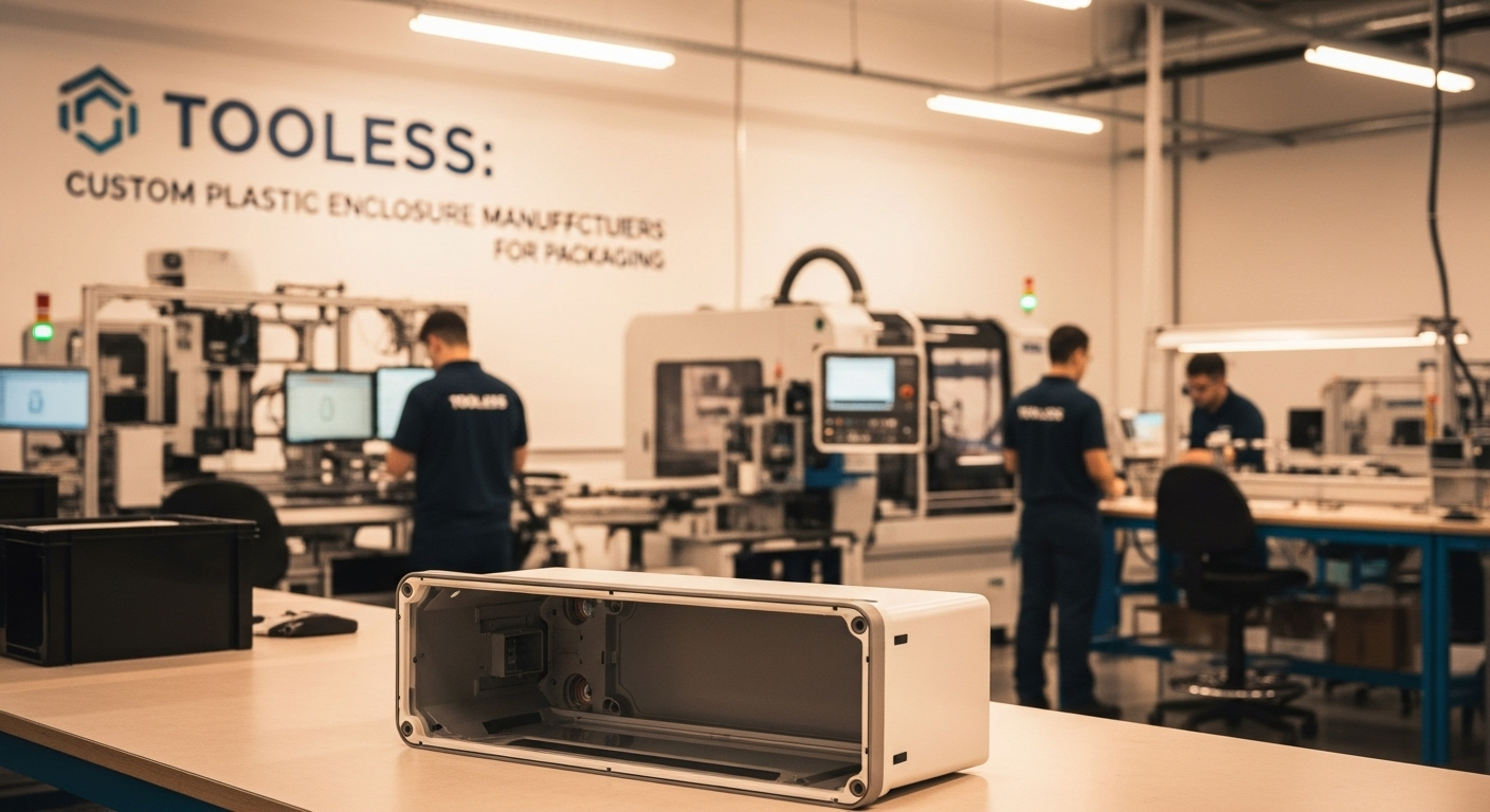 Toolless is a Custom Plastic Enclosure Manufacturers for Packaging - detailed view